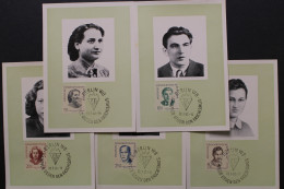DDR, MiNr. 881-885, Maximumkarten - Used Stamps