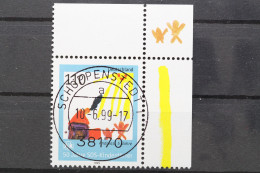 Deutschland (BRD), MiNr. 2062, Ecke Re. Oben, Zentrischer Stempel, EST - Used Stamps