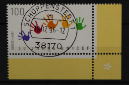 Deutschland (BRD), MiNr. 1869, Ecke Re. Unten, Zentrischer Stempel, EST - Used Stamps