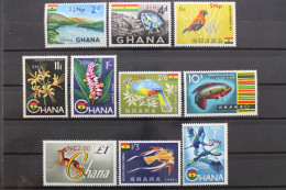 Ghana, MiNr. 287-296, Postfrisch - Ghana (1957-...)