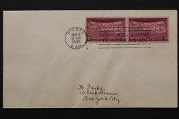 USA, MiNr. 454, Waag. Paar, ESST Pierre, FDC - Andere & Zonder Classificatie