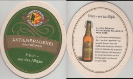 5004425 Bierdeckel Oval - Aktien-Brauerei, Kaufbeuren - Bierdeckel