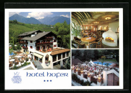 Cartolina Dorf Tirol, Hotel Hofer, Jaufenstrasse 11, Kaminzimmer, Terrasse  - Sonstige & Ohne Zuordnung