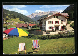 Cartolina St. Ulrich, Garni Panoramic Mit Sonnenschirm  - Autres & Non Classés