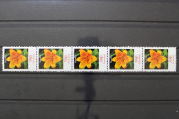 Deutschland (BRD), MiNr. 2534, Fünferstreifen ZN 10, Postfrisch - Roulettes