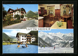 Cartolina Luttach, Hotel Pension Luttacherhof Mit Bergpanorama  - Otros & Sin Clasificación