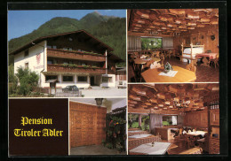 Cartolina Luttach I. Ahrntal, Pension Tiroler Adler Mit Speisesaal  - Andere & Zonder Classificatie