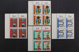 Deutschland, MiNr. 660-663, 4er Block, Ecke Li. Oben, Postfrisch - Unused Stamps