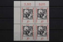 Deutschland, MiNr. 674, Viererblock, Ecke Links Oben, Postfrisch - Unused Stamps