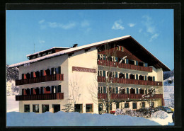 Cartolina Kastelruth, Pension Sonnenhof Im Schnee  - Other & Unclassified