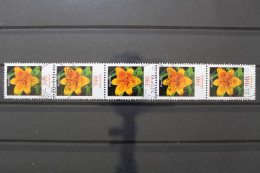 Deutschland (BRD), MiNr. 2534, Fünferstreifen ZN 5, Gestempelt - Roulettes