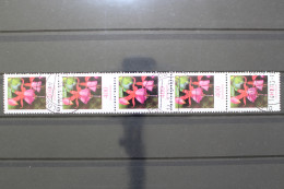 Deutschland (BRD), MiNr. 3190, Fünferstreifen ZN 50, Gestempelt - Rollenmarken