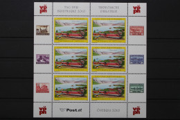 Österreich, MiNr. 2887, Kleinbogen, Eisenbahn, Postfrisch - Nuovi