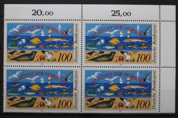 Deutschland, MiNr. 1454, Viererblock, Ecke Re. Oben, Postfrisch - Unused Stamps