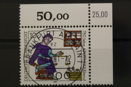 Deutschland (BRD), MiNr. 1490, Ecke Re. Oben, Kbwz, VS F/M, EST - Used Stamps