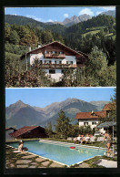 Cartolina Schenna Bei Meran, Farmerhof - Garni Mit Swimmingpool  - Andere & Zonder Classificatie