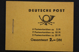 DDR, MiNr. MH 3 B 2, Druck Nach Rechts Verschoben, Postfrisch - Carnets
