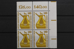 Berlin, MiNr. 832, Viererblock, Ecke Rechts Oben, Postfrisch - Unused Stamps