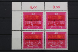 Deutschland, MiNr. 741, Viererblock, Ecke Li. Oben, Postfrisch - Unused Stamps