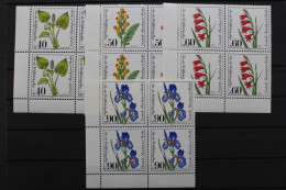 Berlin, MiNr. 650-653, Viererblock, Ecke Links Unten, Postfrisch - Unused Stamps