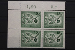 Deutschland, MiNr. 483, Viererblock, Ecke Li. Oben, Postfrisch - Unused Stamps