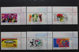 Deutschland (BRD), MiNr. 2117-2122, Ecke Re. Oben, Zentr. VS F/M, EST - Used Stamps