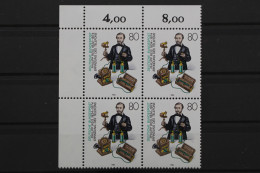 Deutschland, MiNr. 1198, Viererblock, Ecke Li. Oben, Postfrisch - Unused Stamps