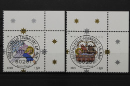 Deutschland (BRD), MiNr. 2084-2085, Ecke Re. Oben, Zentr. VS F/M, EST - Used Stamps