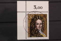 Deutschland (BRD), MiNr. 1050, Ecke Li. Oben, Zentrischer Stempel, EST - Used Stamps