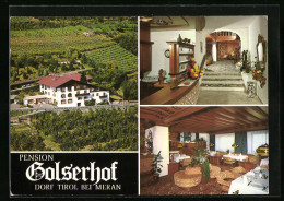 Cartolina Dorf Tirol, Hotel Pension Golserhof, Aichstrasse 32  - Other & Unclassified