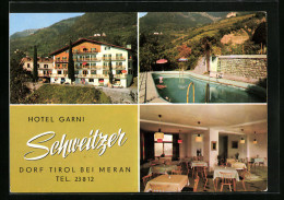 Cartolina Dorf Tirol, Hotel Garni Schweitzer  - Sonstige & Ohne Zuordnung