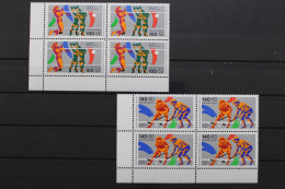 Berlin, MiNr. 836-837, Viererblock, Ecke Links Unten, Postfrisch - Unused Stamps