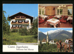 Cartolina Schenna B. Meran, Hotel Garni Jägerheim, St. Georgenstrasse 18  - Sonstige & Ohne Zuordnung