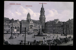 Dresden, Altmarkt, Rathausturm, Kreuz-Kirche - Autres & Non Classés