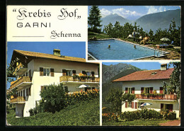 Cartolina Schenna B. Meran, Hotel Garni Krebis Hof  - Sonstige & Ohne Zuordnung