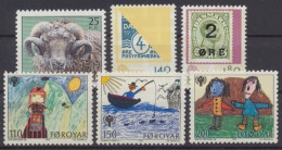 Färöer, MiNr. 42-47, Jahrgang 1979, Postfrisch - Faroe Islands