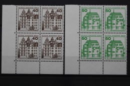 Berlin, MiNr. 614-615 A, Viererblock, Ecke Li. Unten, Postfrisch - Unused Stamps