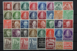 Berlin, MiNr. 74-113, Jahrgang 1951-1953, Postfrisch - Unused Stamps