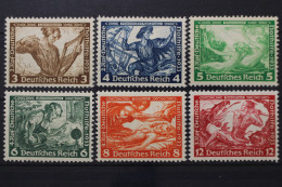 Deutsches Reich, MiNr. 499-504 A, Postfrisch - Unused Stamps