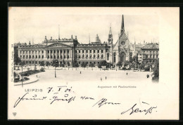 AK Leipzig, Augusteum Mit Paulinerkirche  - Leipzig