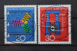 Deutschland (BRD), MiNr. 521-522, Zentrisch VS F/M, Gestempelt - Gebraucht