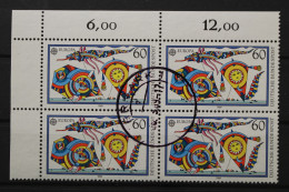 Deutschland (BRD), MiNr. 1417, Viererblock, Ecke Links Oben, Gestempelt - Used Stamps