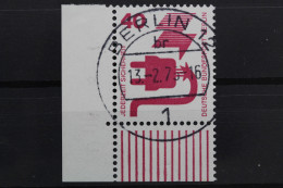 Berlin, MiNr. 407 A, Ecke Li. Unten, Zentrisch Berlin 12, Gestempelt - Used Stamps