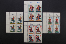 Deutschland, MiNr. 612-615, 4er Block, Ecke Li. Oben, Postfrisch - Unused Stamps