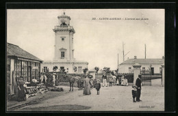 AK Sainte-Adresse, L`Arrivee Aux Phares, Leuchtturm  - Lighthouses