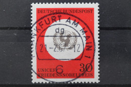 Deutschland (BRD), MiNr. 527, Zentrisch VS F/M, Gestempelt - Gebraucht