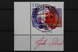 Deutschland (BRD), MiNr. 2126, Ecke Li. Unten, Zentrischer Stempel, EST - Gebruikt