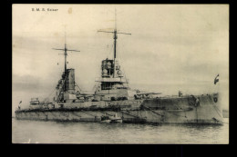 S.M.S. Kaiser, Kriegsschiff, Als Feldpost Gelaufen - War 1914-18