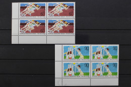 Berlin, MiNr. 664-665, Viererblock, Ecke Links Unten, Postfrisch - Unused Stamps