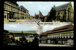 Lamspringe Am Harz, Hauptstraße, Klosterkirche, Ratskeller, Wappen - Autres & Non Classés